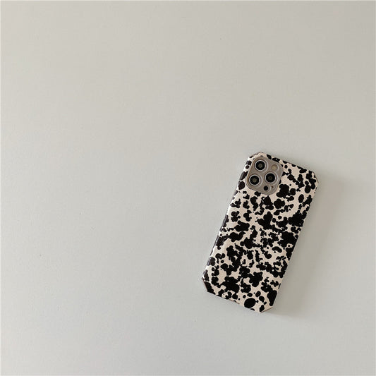 Compatible with Apple , Ins Simple Black Splash Ink Apple Phone Case