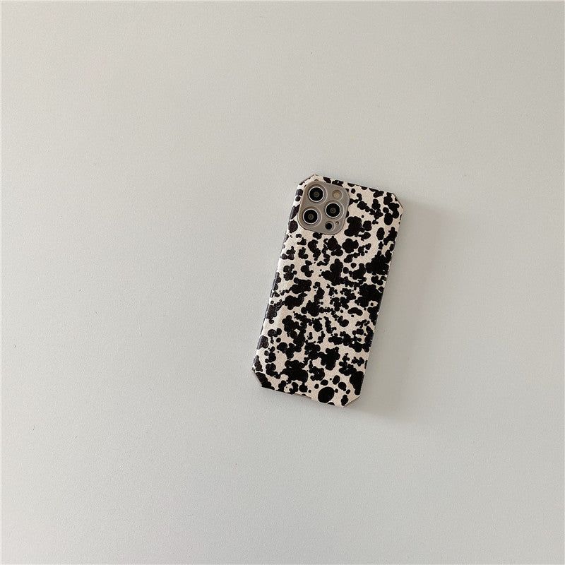 Compatible with Apple , Ins Simple Black Splash Ink Apple Phone Case