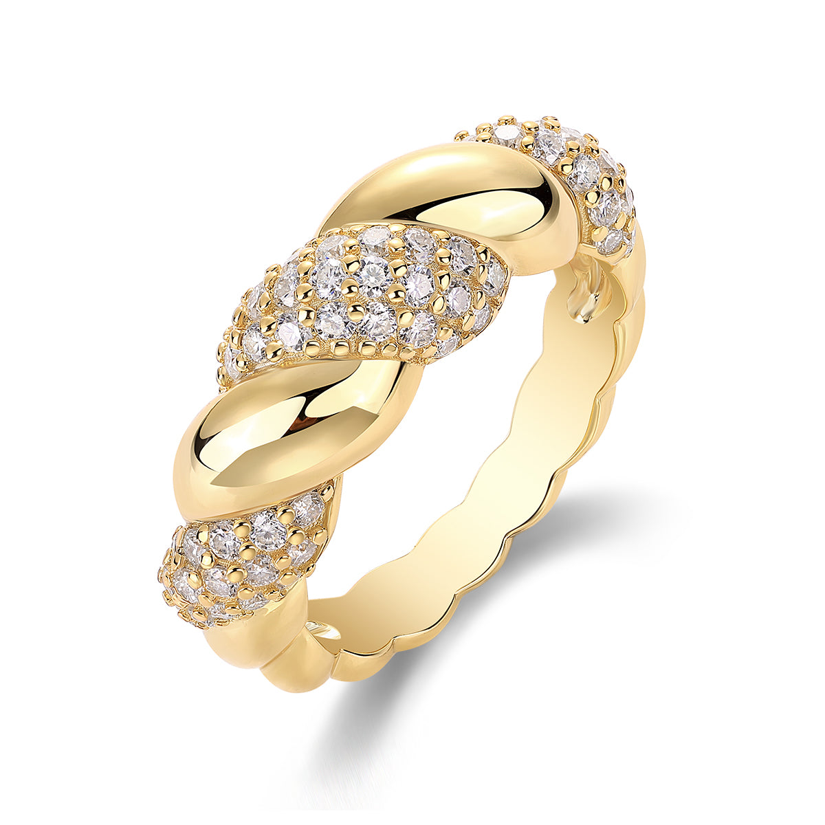 Engraved With Top-quality Moissanite, This Luxurious And Fashionable Minimalist Jewelry Set Features Silver Pieces Electroplated With Gold.