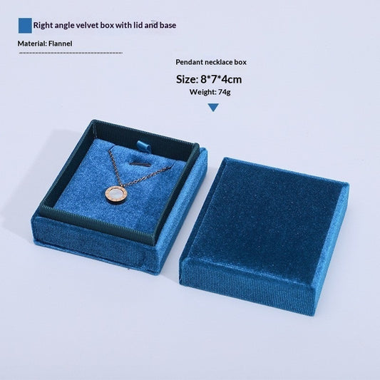 Hexagon Flannel Jewelry Box Packaging