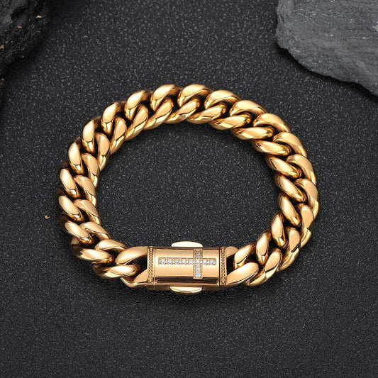 Stainless Steel Cuban Link Chain Personality