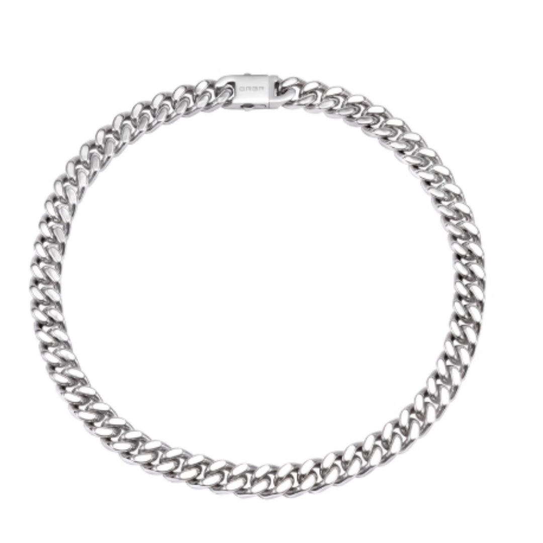 Hip-hop Necklace Titanium Steel Cuban Choker Clavicle Chain