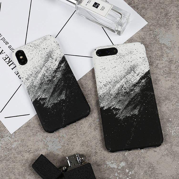 Mobile phone case all-inclusive ink Chinese style hard shell