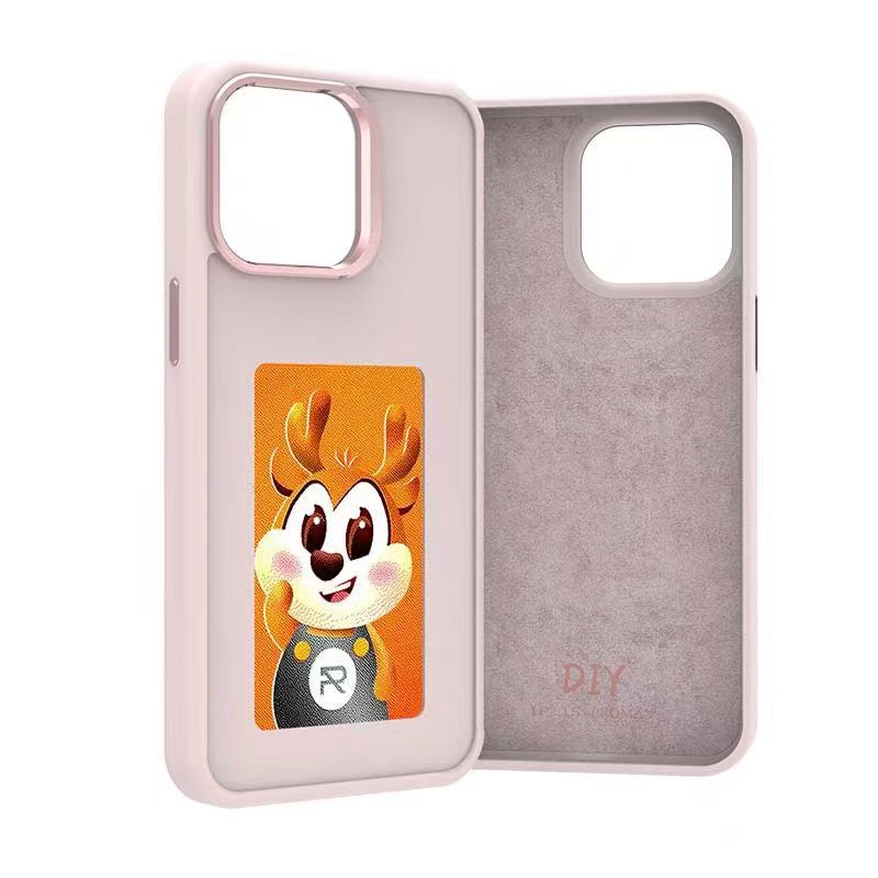 New DIY E-ink Screen NFC Color Projection Screen Four Colors Phone Case