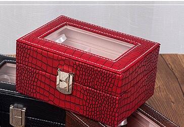 Vintage Watch Packaging Box Leather Watch Jewelry Packaging Box