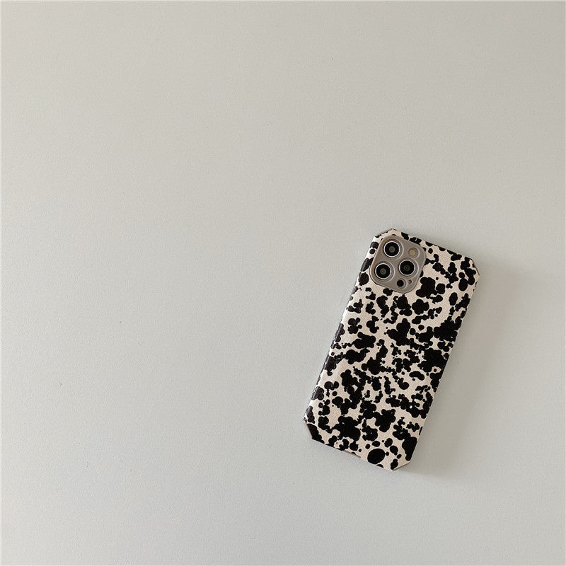 Compatible with Apple , Ins Simple Black Splash Ink Apple Phone Case
