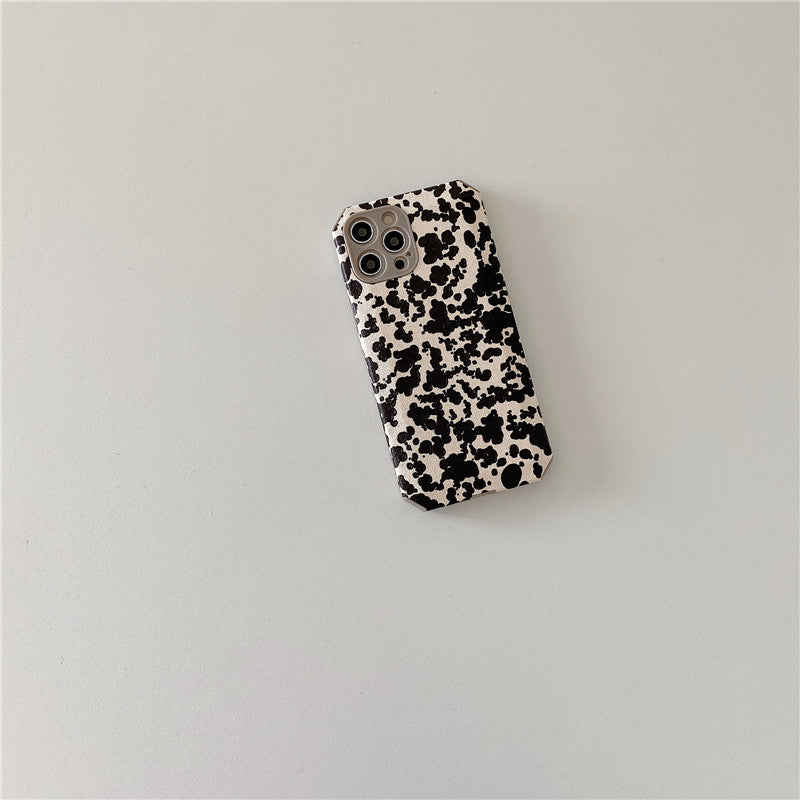 Compatible with Apple , Ins Simple Black Splash Ink Apple Phone Case