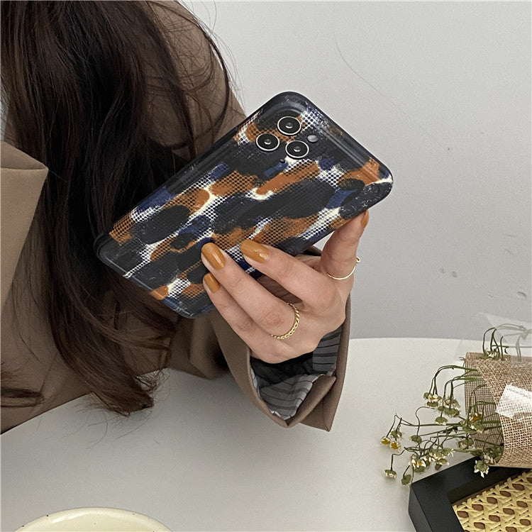 Compatible with Apple , Apple 12 Blue Orange Splash Ink Xs Phone Case