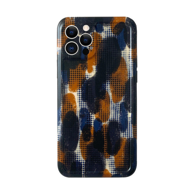 Compatible with Apple , Apple 12 Blue Orange Splash Ink Xs Phone Case