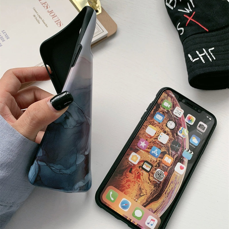 Black and white ink phone case