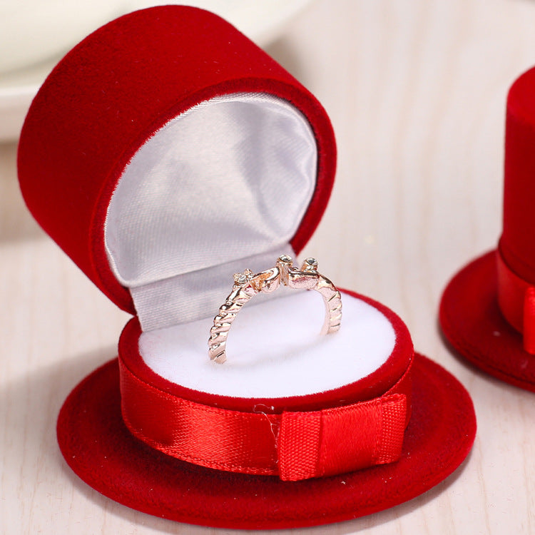 Elegant Atmosphere Flannel Jewelry Box Packaging