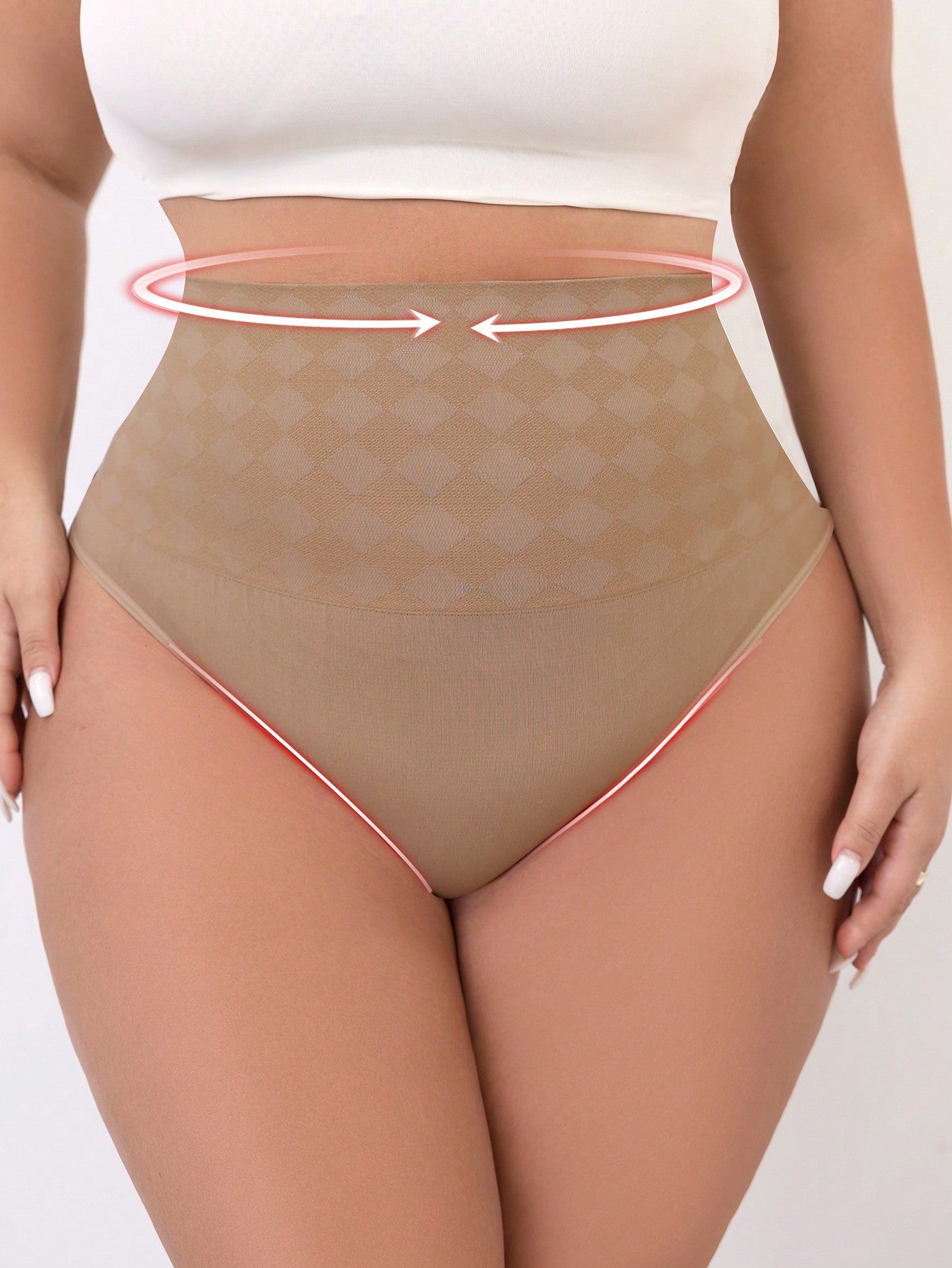 Women's Firm Control High-Waisted Shapewear - Butt Lifter & Thigh Slimmer Briefs
