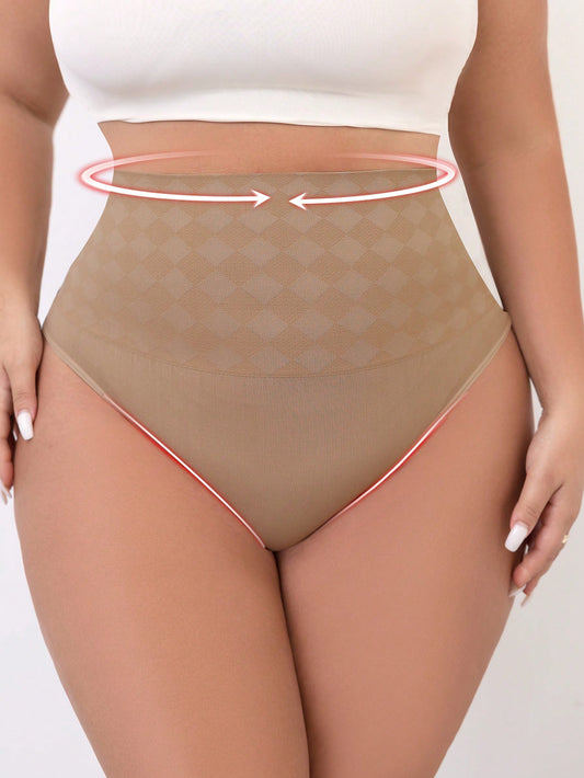 Women's Firm Control High-Waisted Shapewear - Butt Lifter & Thigh Slimmer Briefs