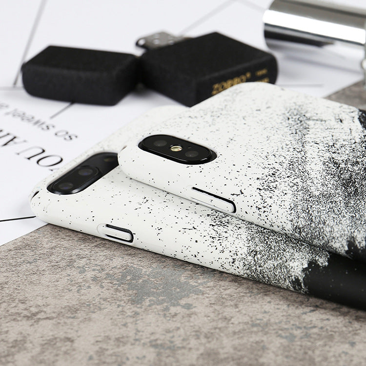 Mobile phone case all-inclusive ink Chinese style hard shell