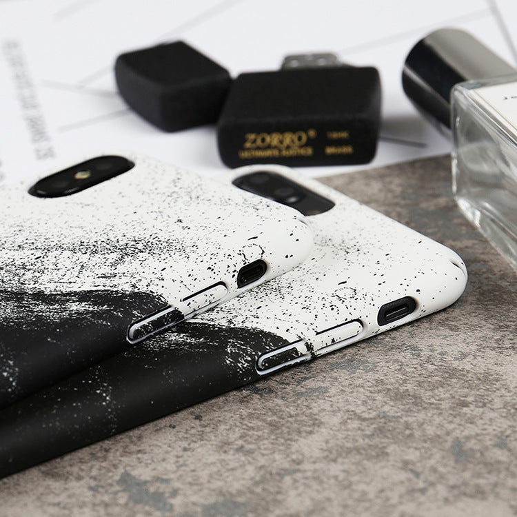 Mobile phone case all-inclusive ink Chinese style hard shell