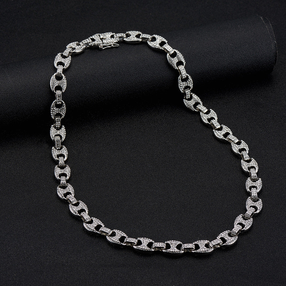 Fashion Pig Nose 12mm Cuban Chain