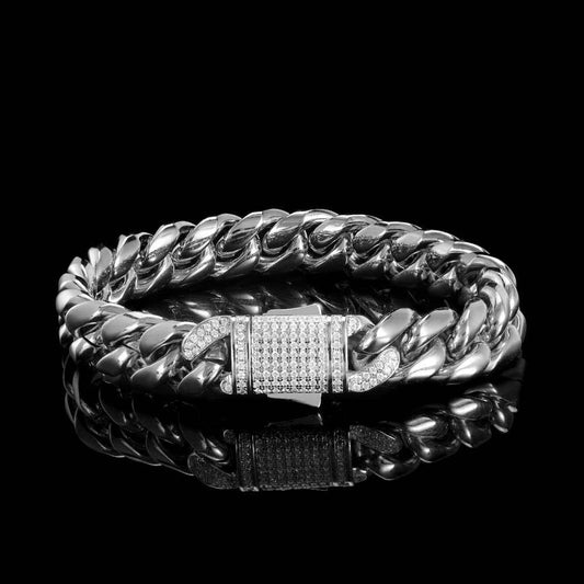 European And American Hip-hop Stainless Steel Cuban Chain