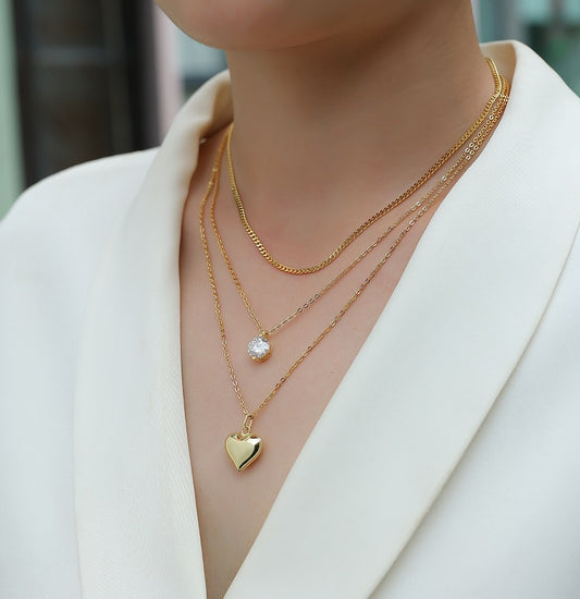 2-carat Luxury Fashion Minimalist Trend Jewelry Silver Pendant Necklace With Top-quality Moissanite, S925 Silver Electroplated With Gold