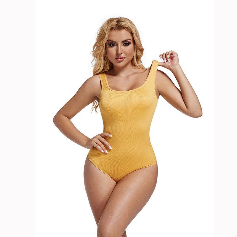 Seamless Shapewear Waist-cinching Bodysuit
