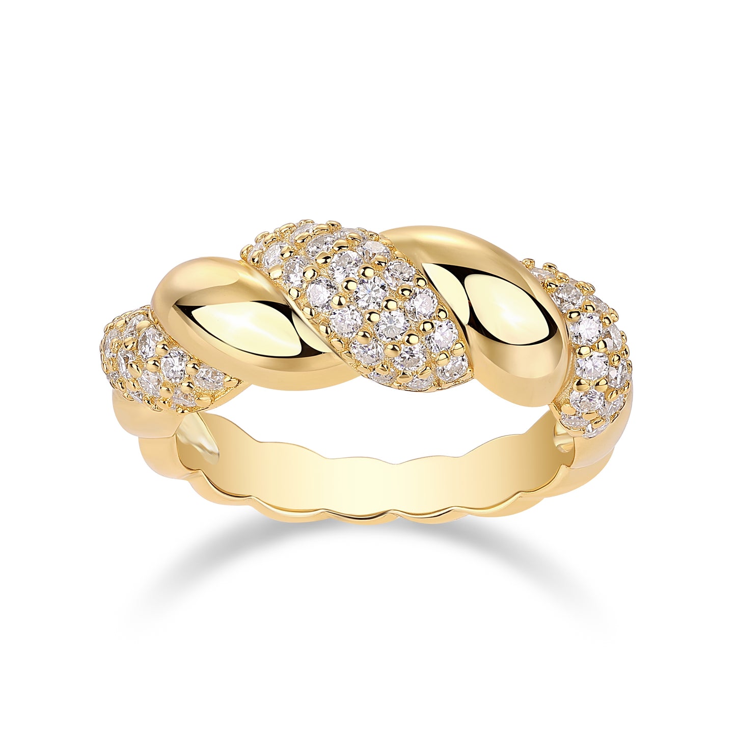 Engraved With Top-quality Moissanite, This Luxurious And Fashionable Minimalist Jewelry Set Features Silver Pieces Electroplated With Gold.
