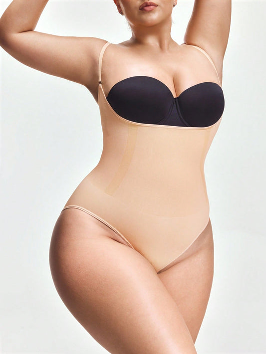 Women's Firm Control Open Bust Bodysuit - Waist Trainer & Butt Lifter Shapewear