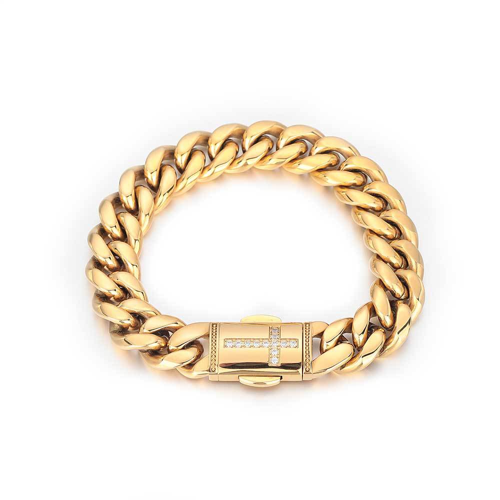Stainless Steel Cuban Link Chain Personality