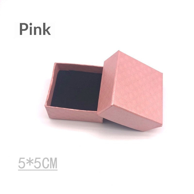 Diamond-patterned Jewelry Packaging Box