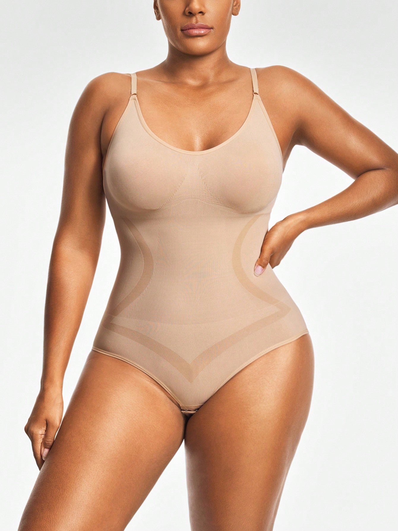Women's Firm Control Tank Shapewear - Bust Support & Waist Butt Contour Bodysuit