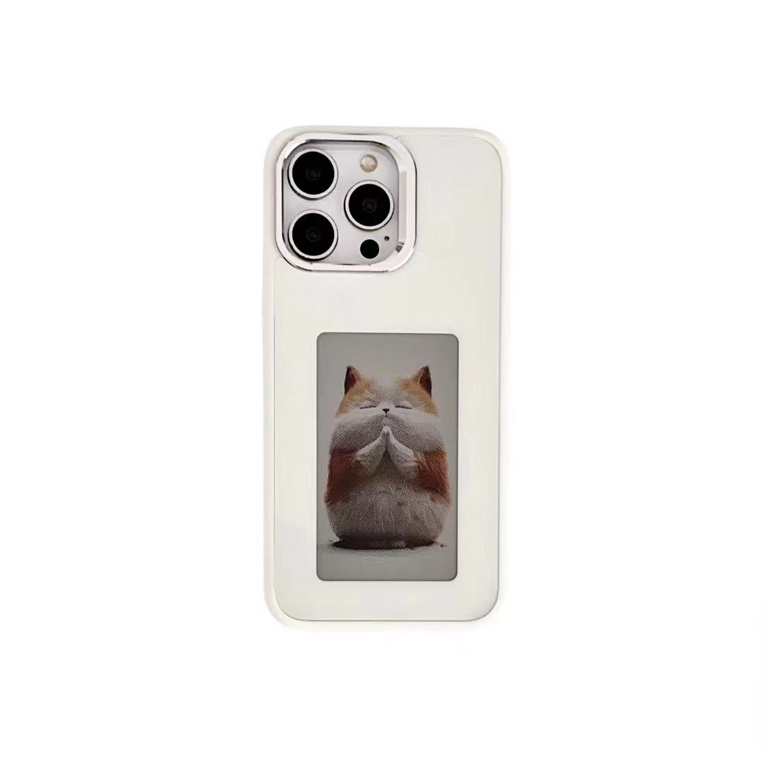 New DIY E-ink Screen NFC Color Projection Screen Four Colors Phone Case
