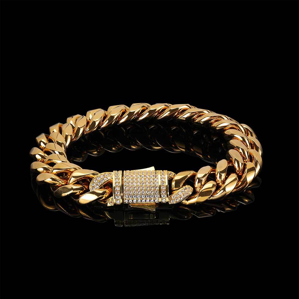 European And American Hip-hop Stainless Steel Cuban Chain