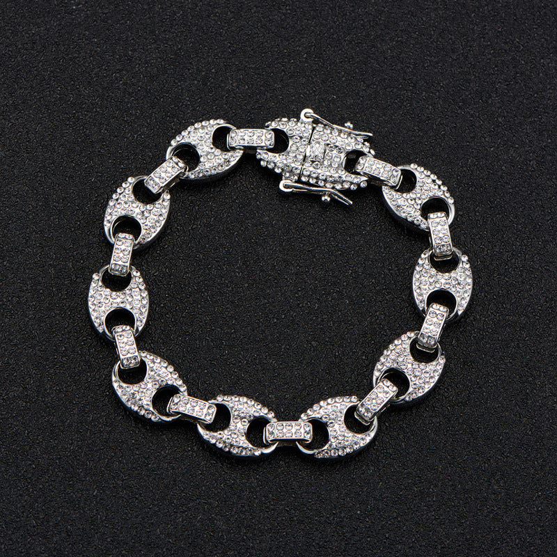 Fashion Pig Nose 12mm Cuban Chain