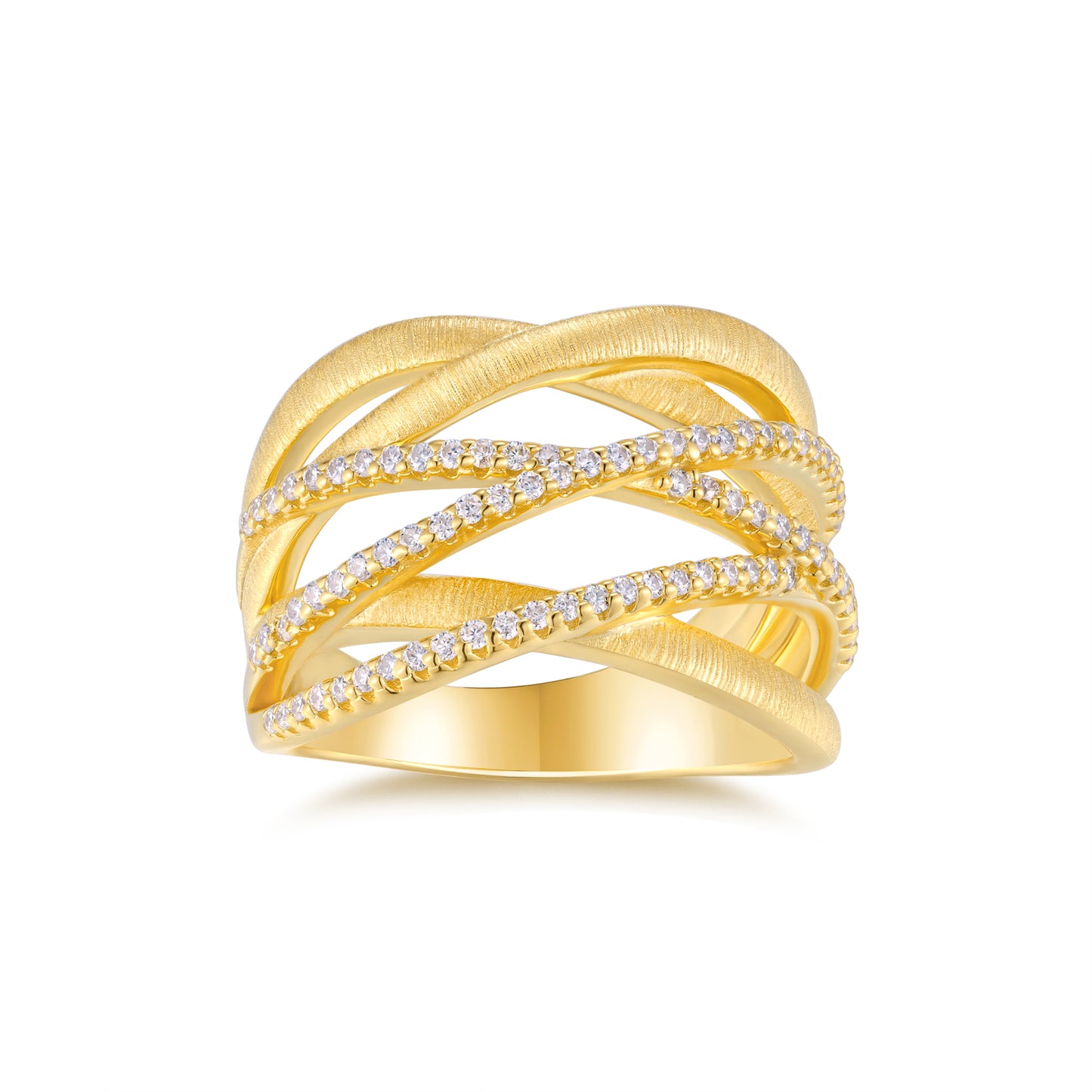 Engraved With Top-quality Moissanite, This Luxurious And Fashionable Minimalist Jewelry Set Features Silver Pieces Electroplated With Gold.
